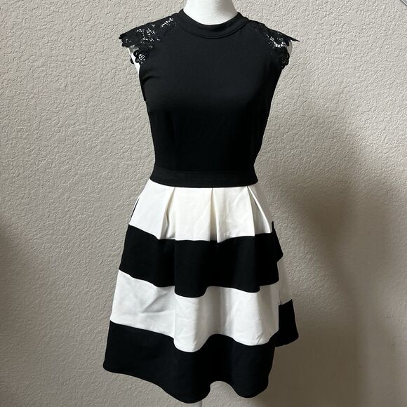 Speechless Ladies’ Short Black & White Dress Size XS - Picture 1 of 14